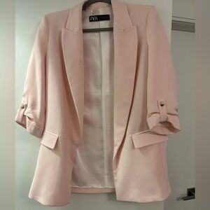 ZARA pink blazer